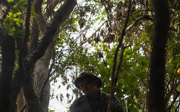 U.S. Marines and Sailors with Combat Logistics Regiment 35, 3rd Marine Logistics Group, Patrols