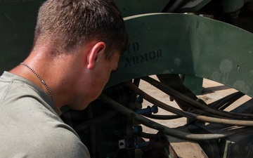 Balikatan 2026: U.S. Army Mechanics fix a 120M Motor Grader using The Digital Forge