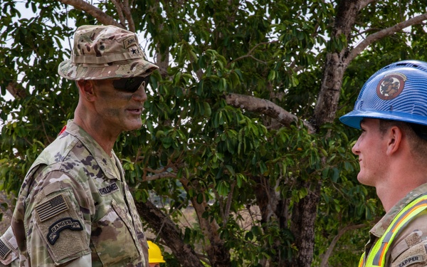 Balikatan 2026: 25th Infantry Division CG visits underground C2 node constructed by 8th TSC