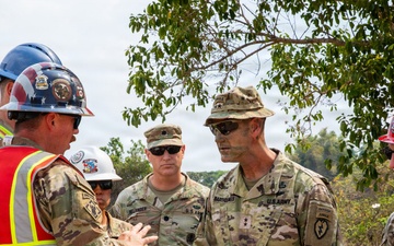 Balikatan 2026: 25th Infantry Division CG visits underground C2 node constructed by 8th TSC