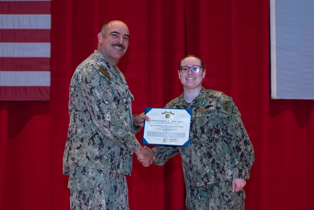 CFAY Holds All Hands and Awards at Quarters