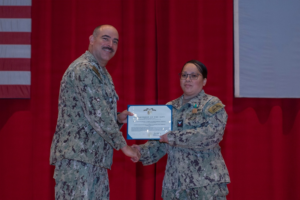 CFAY Holds All Hands and Awards at Quarters