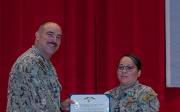 CFAY Holds All Hands and Awards at Quarters