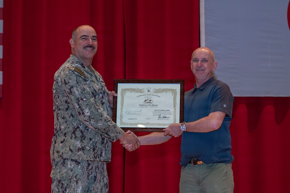 CFAY Holds All Hands and Awards at Quarters