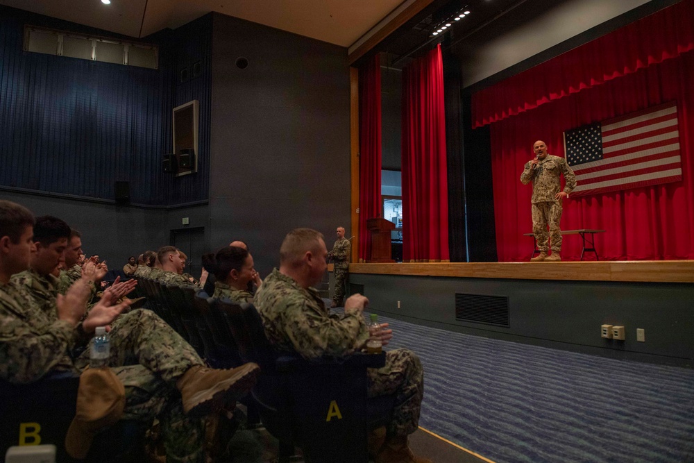 CFAY Holds All Hands and Awards at Quarters