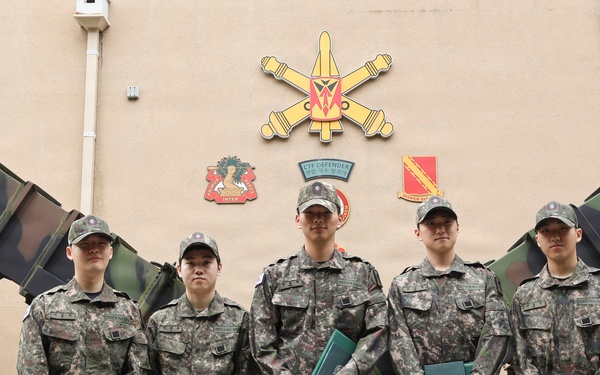 KATUSA Soldiers Recognized During ETS at Osan Air Base