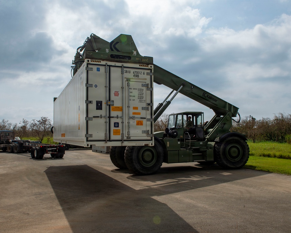 CTF 75 Receives Climate-controlled Storage Container