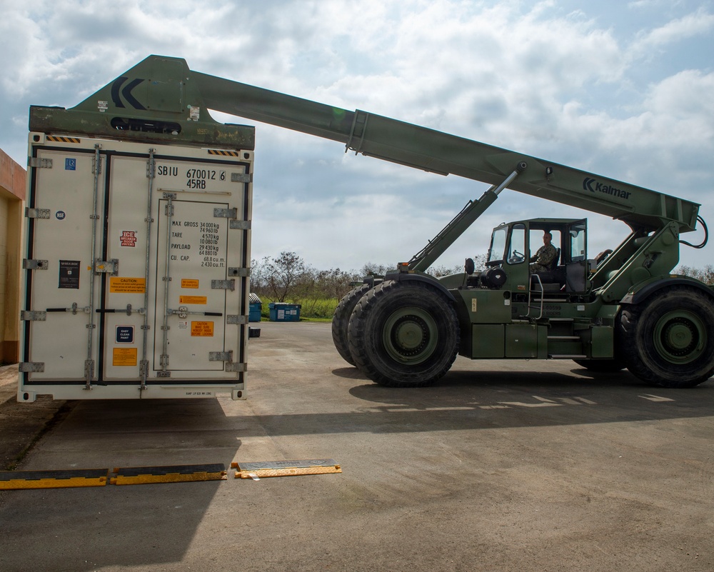 CTF 75 Receives Climate-controlled Storage Container