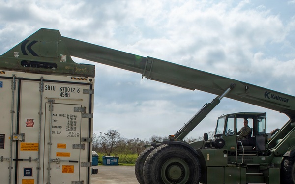 CTF 75 Receives Climate-controlled Storage Container