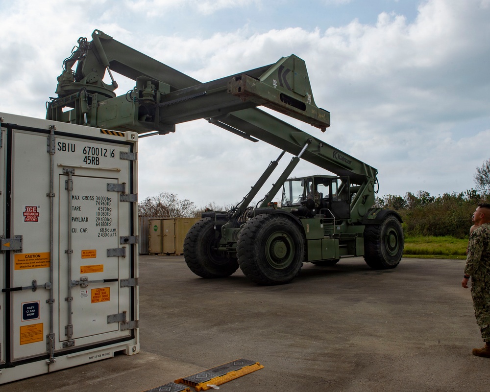 CTF 75 Receives Climate-controlled Storage Container