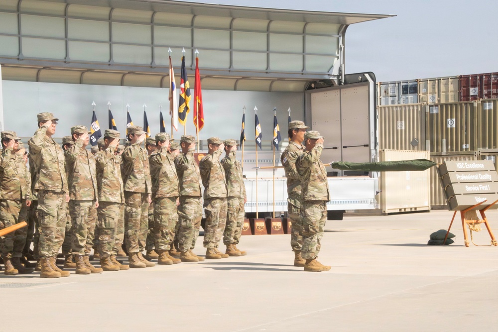 75th Korean Service Corps Truck Company Activates at Camp Humphreys