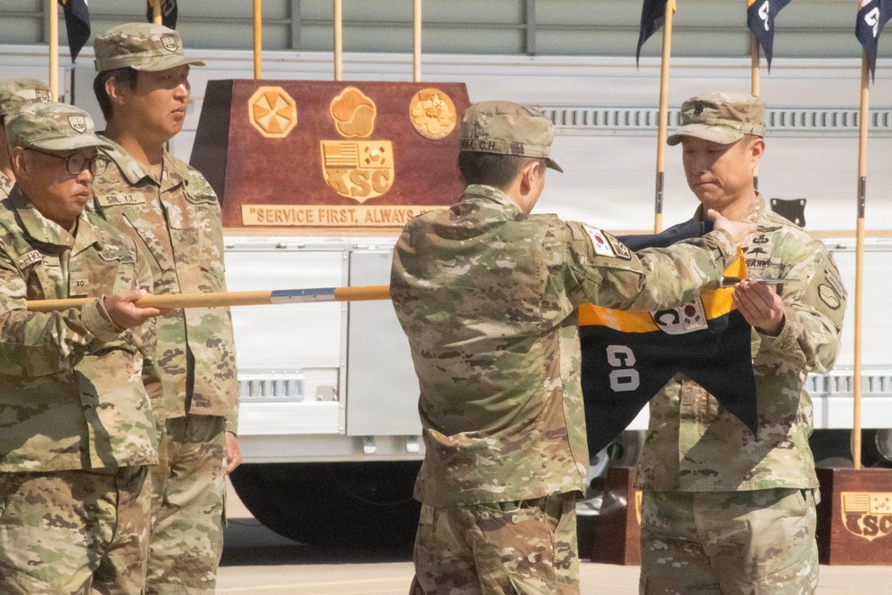 75th Korean Service Corps Truck Company Activates at Camp Humphreys