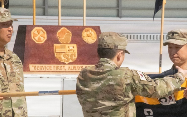 75th Korean Service Corps Truck Company Activates at Camp Humphreys