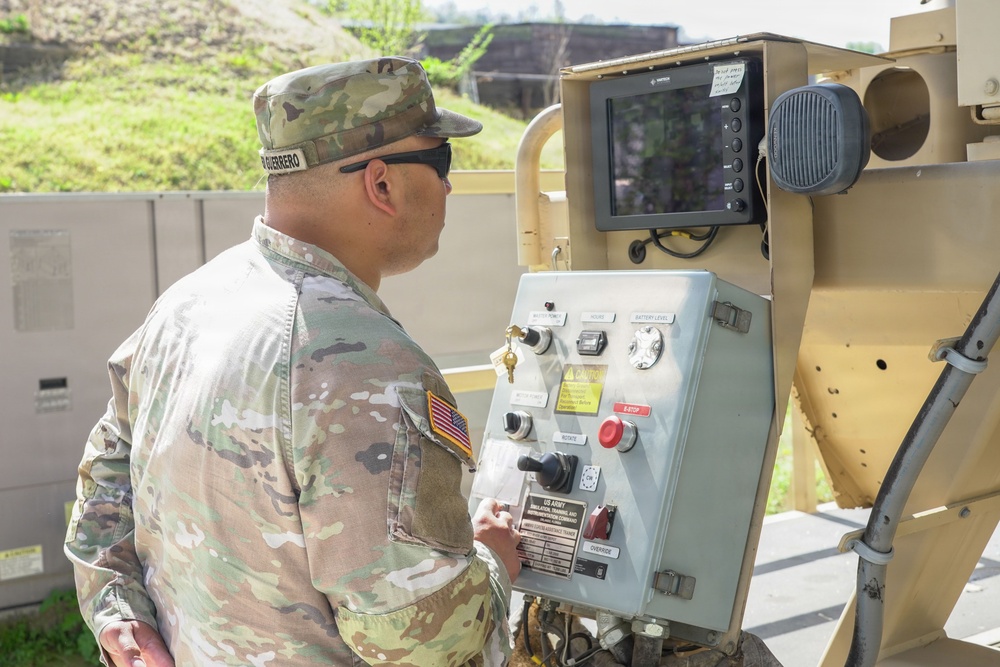 Instructor controls rollover training system