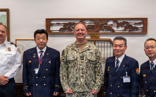 Sasebo City Fire Bureau Director Nagayoshi Visits CFAS