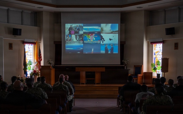 USFJ SEL CMSgt Damian Hosts Partnership Event at CFAS