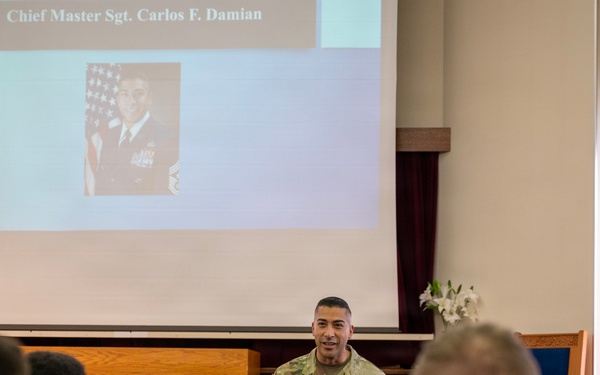 USFJ SEL CMSgt Damian Hosts Partnership Event at CFAS