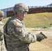 Soldier conducts M17 pistol functions check during qualification at Carroll Range