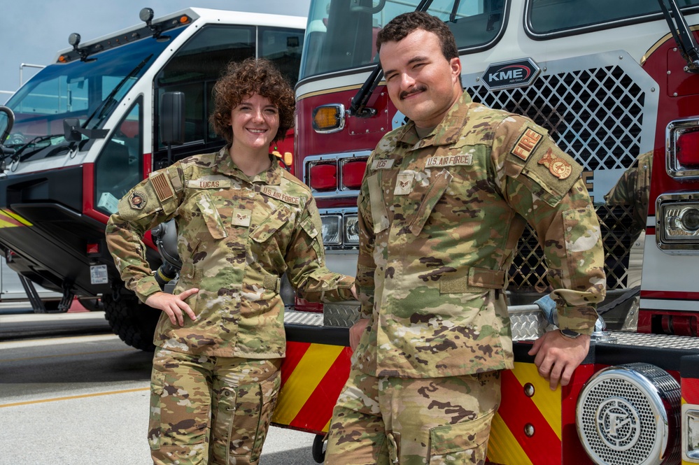Family forged in fire: 36th CES siblings serve side by side