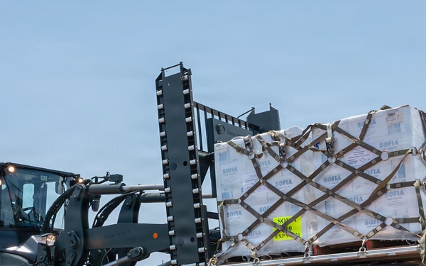 Team Andersen transports supplies to Saipan, Northern Marianas Islands