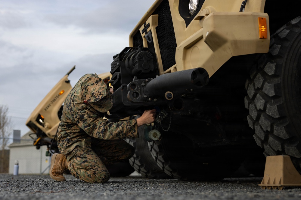 Combat Logistics Battalion 24 Prepares Equipment for Exercise Aurora