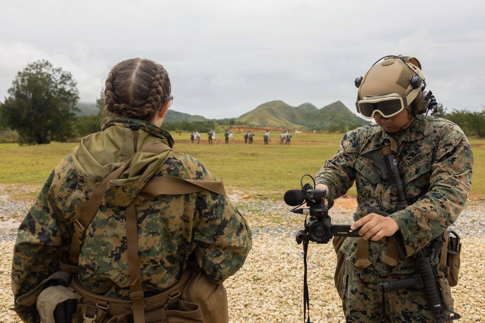 U.S. Marines participate in COMMSTRAT Field Training Exercise