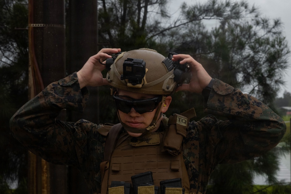 U.S. Marines participate in COMMSTRAT Field Training Exercise