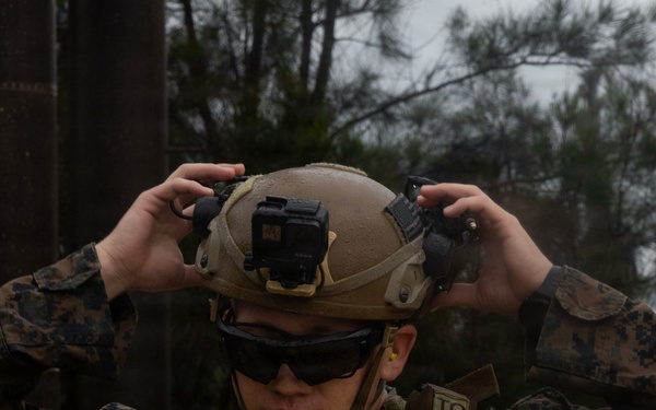 U.S. Marines participate in COMMSTRAT Field Training Exercise
