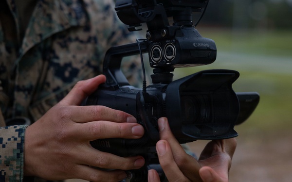 U.S. Marines participate in COMMSTRAT Field Training Exercise