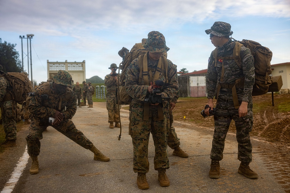 U.S. Marines participate in COMMSTRAT Field Training Exercise