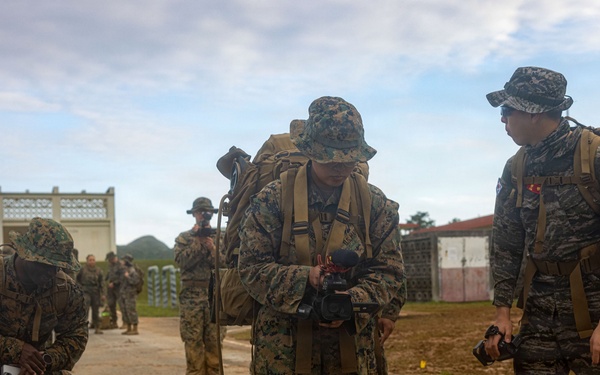 U.S. Marines participate in COMMSTRAT Field Training Exercise