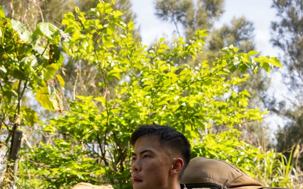 U.S. Marines participate in COMMSTRAT Field Training Exercise