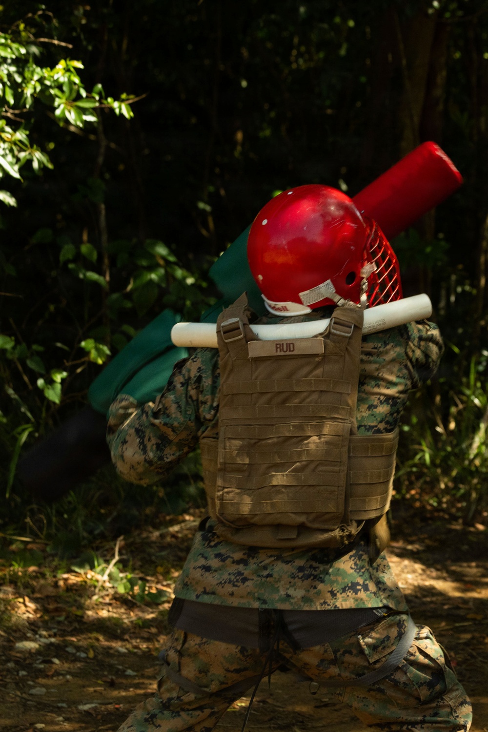 U.S. Marines participate in COMMSTRAT Field Training Exercise