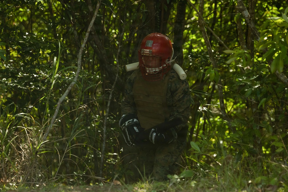 U.S. Marines participate in COMMSTRAT Field Training Exercise