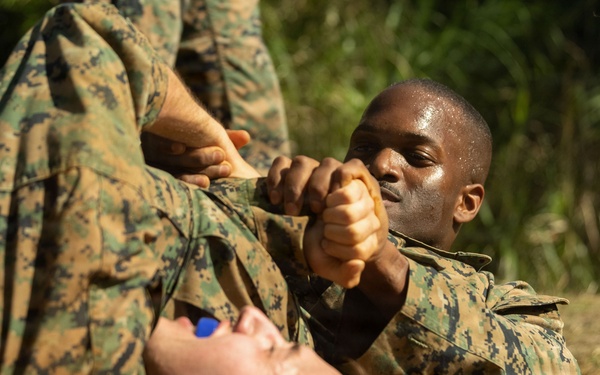 U.S. Marines participate in COMMSTRAT Field Training Exercise