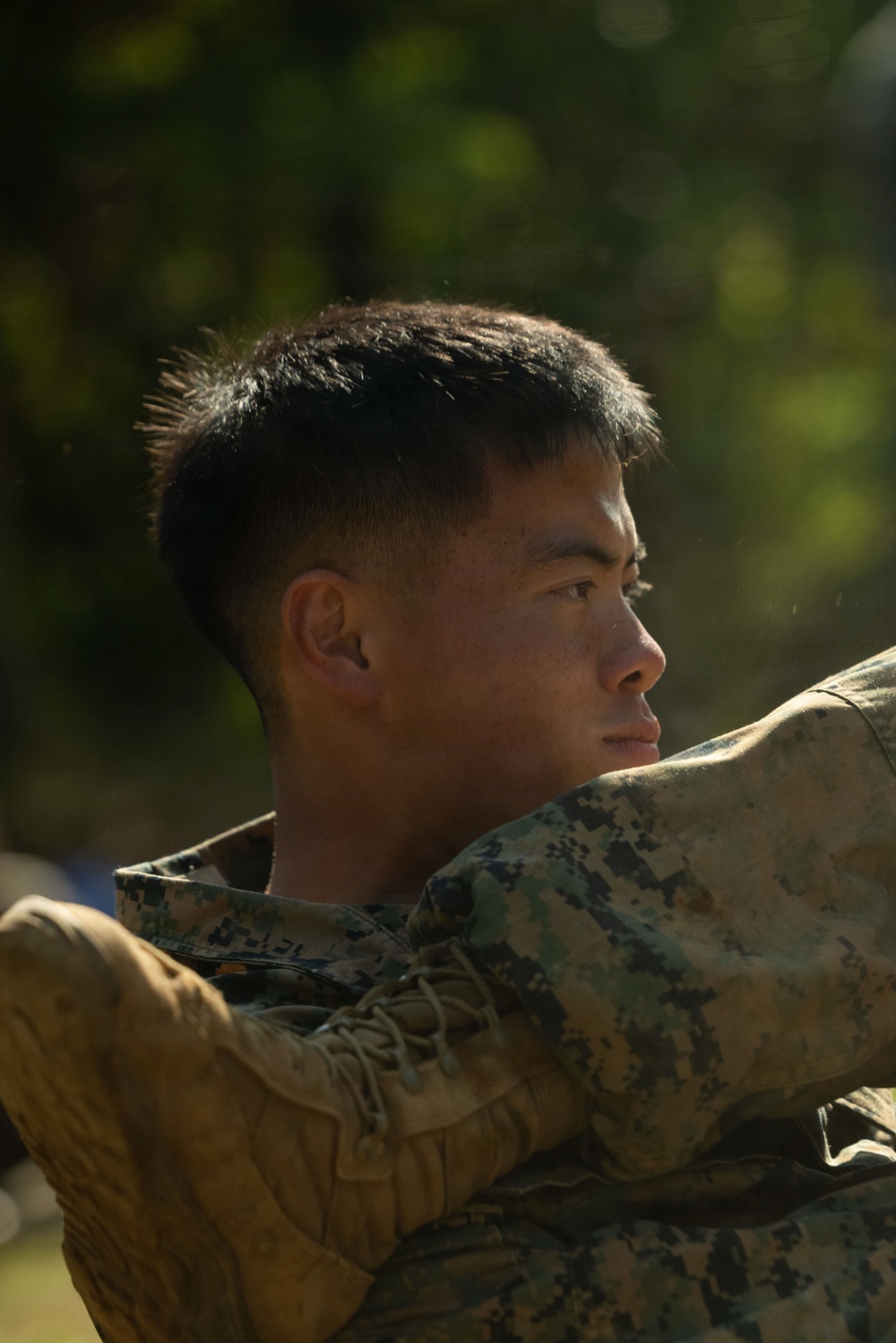 U.S. Marines participate in COMMSTRAT Field Training Exercise