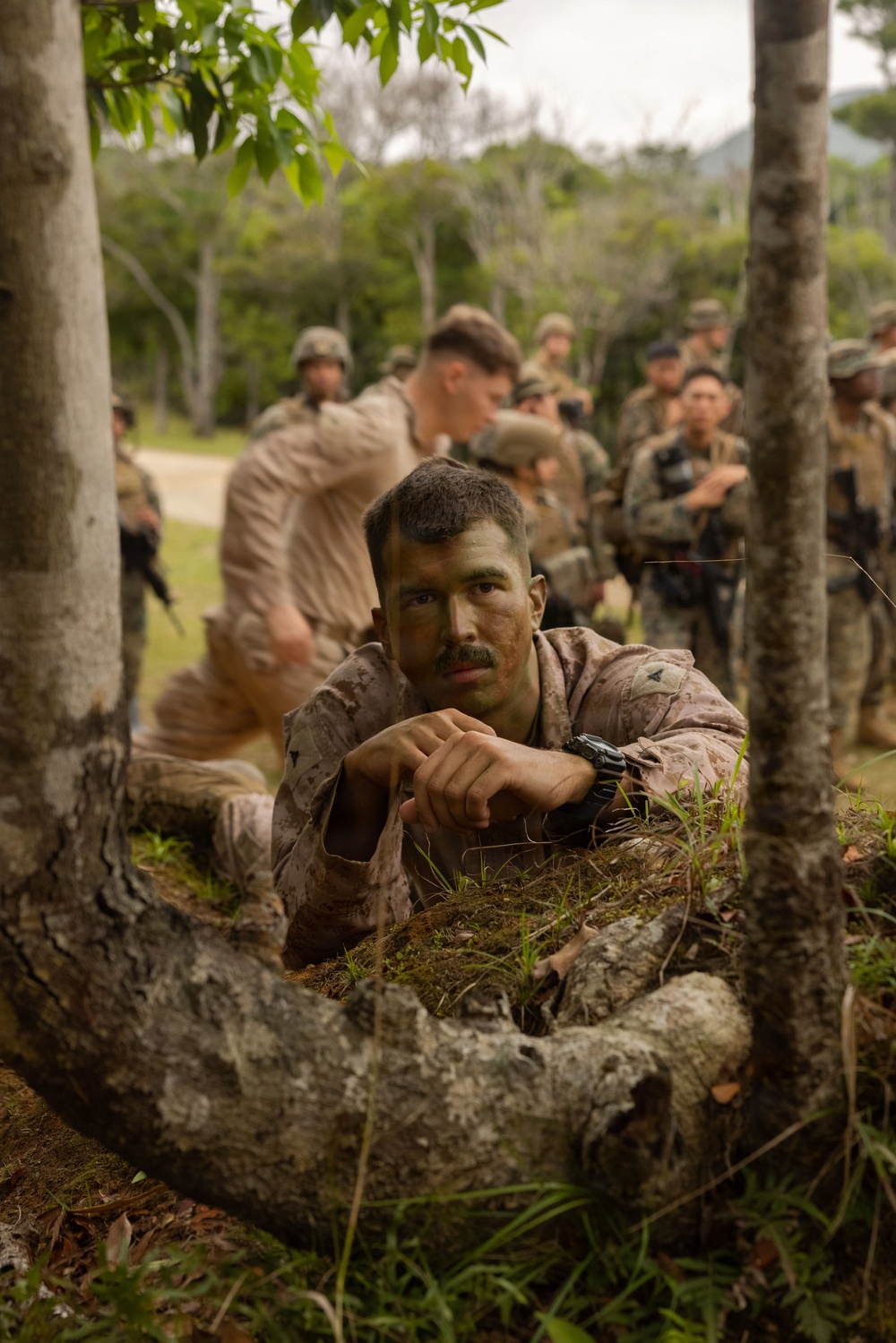 U.S. Marines participate in COMMSTRAT Field Training Exercise