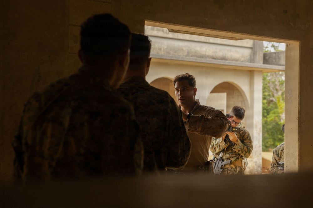 U.S. Marines participate in COMMSTRAT Field Training Exercise