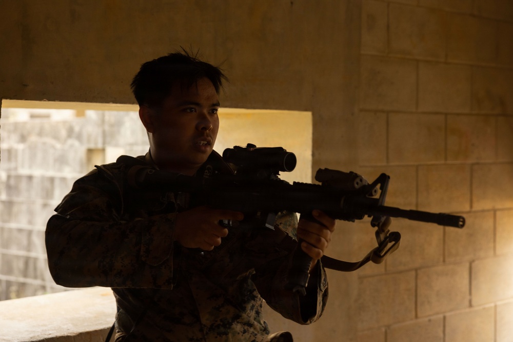 U.S. Marines participate in COMMSTRAT Field Training Exercise