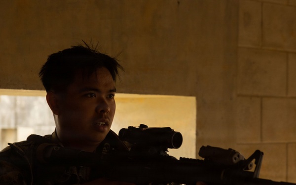 U.S. Marines participate in COMMSTRAT Field Training Exercise