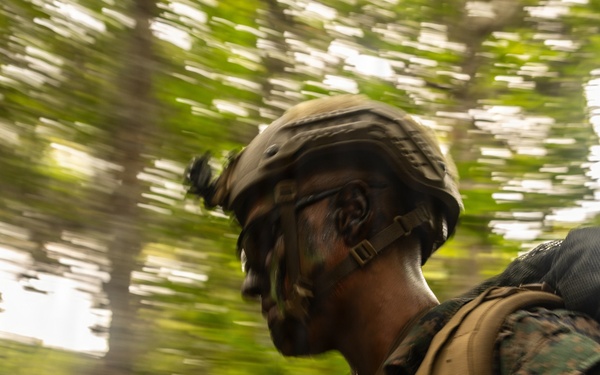 U.S. Marines with 4th Marine Regiment Conduct Patrol Training