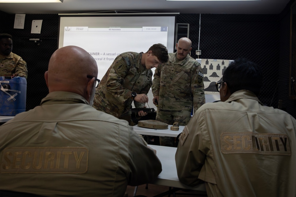 EOD Soldiers strengthen KFOR base security through IED detection training