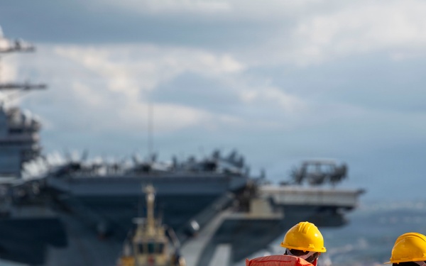 USS Gerald R. Ford Arrives at NSA Souda Bay