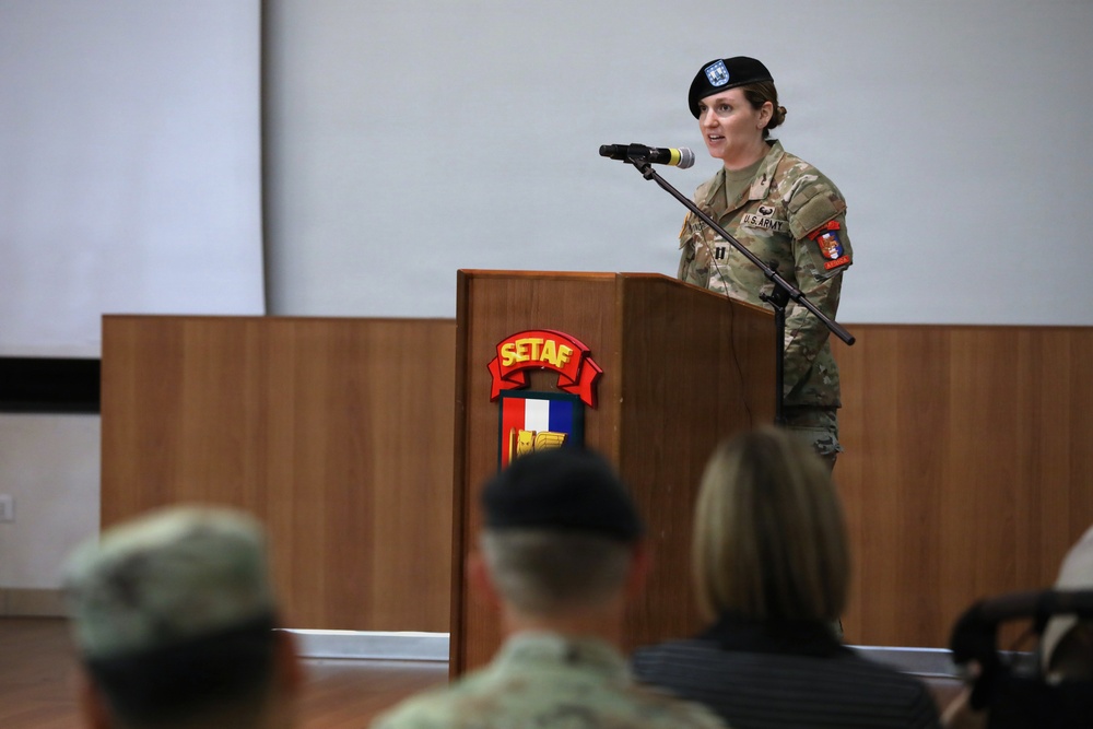 Honoring the past, leading the future: SETAF-AF holds change of command ceremony
