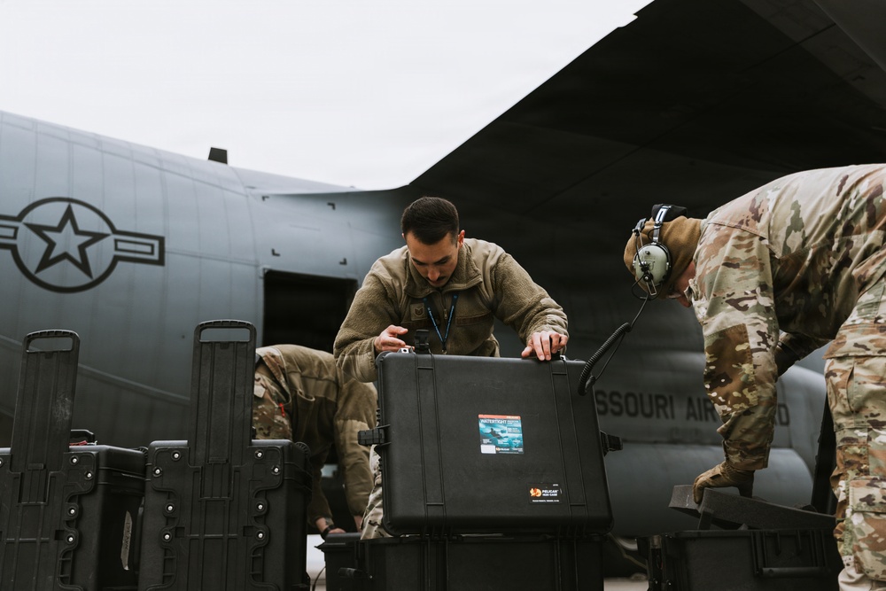 Airmen conduct a Basic Post-Flight Inspection