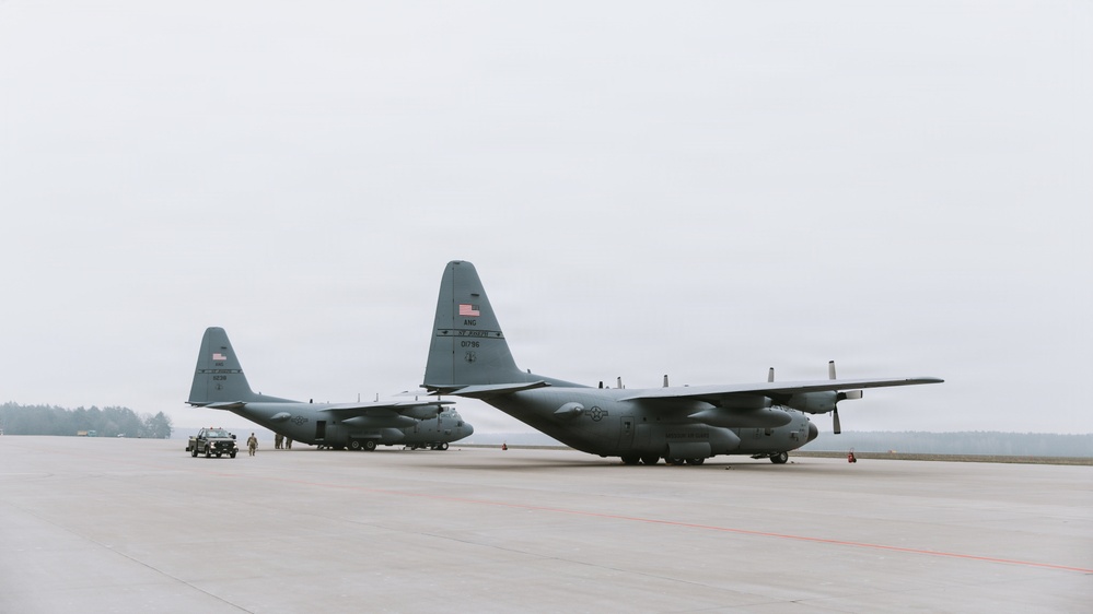 Airmen conduct a Basic Post-Flight Inspection