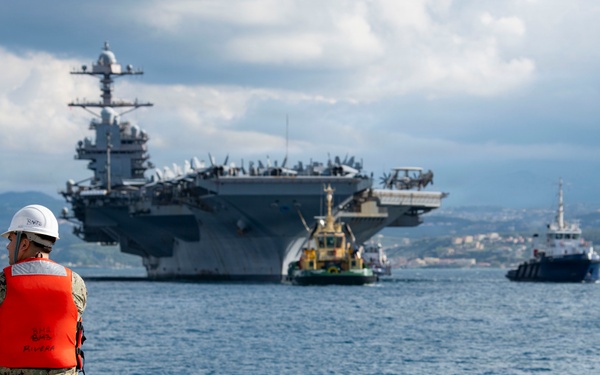 USS Gerald R. Ford Arrives at NSA Souda Bay