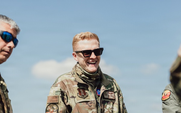 C-130H Hercules execute a drop for Hussar Saber 26-1