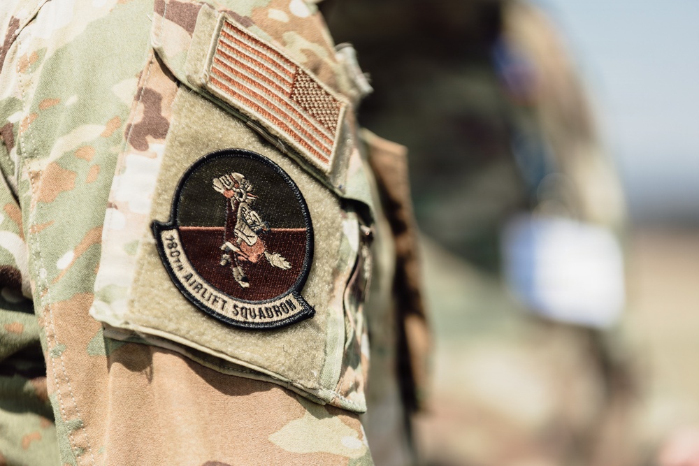 C-130H Hercules execute a drop for Hussar Saber 26-1