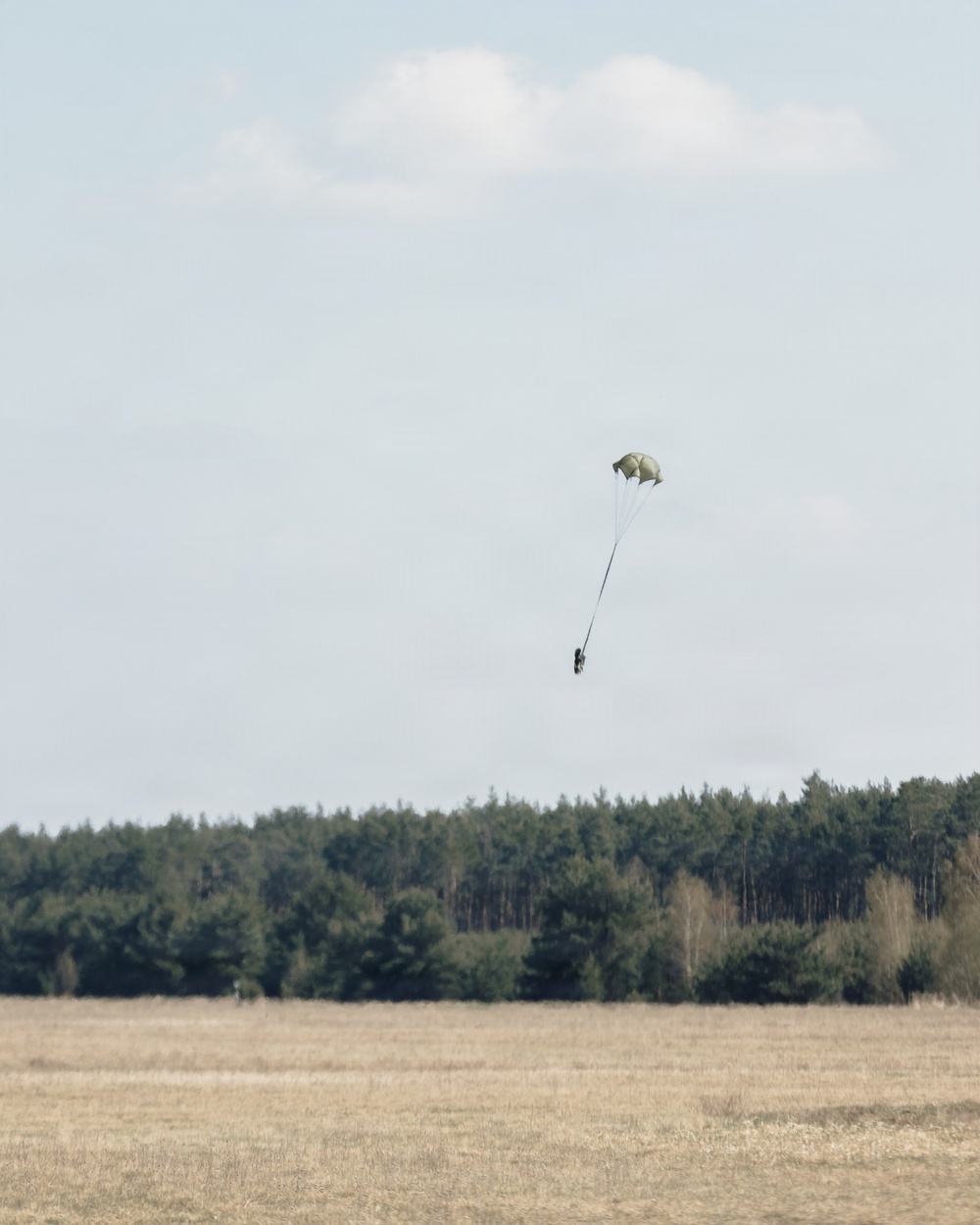 C-130H Hercules execute a drop for Hussar Saber 26-1